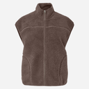 Pieces PCSadia Teddy Vest Noos Coffee Quartz