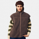 Pieces PCSadia Teddy Vest Noos Coffee Quartz