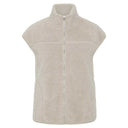 Pieces PCSadia Teddy Vest Noos Silver Gray - J BY J Fashion