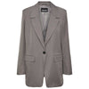 Pieces PCSalina LS Oversized Blazer Noos BC Grå
