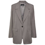 Pieces PCSalina LS Oversized Blazer Noos BC Grå