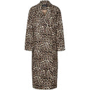 Pieces PCSavannah LS Long Leo Coat Black Leo - J BY J Fashion