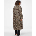 Pieces PCSavannah LS Long Leo Coat Black Leo - J BY J Fashion