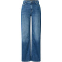 Pieces PCSilke MW Wide Jeans Noos Medium Blue Denim
