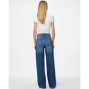 Pieces PCSilke MW Wide Jeans Noos Medium Blue Denim