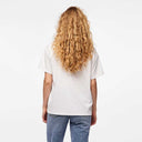 Pieces PCSkylar SS Oversized Tee Noos Bright White - J BY J Fashion