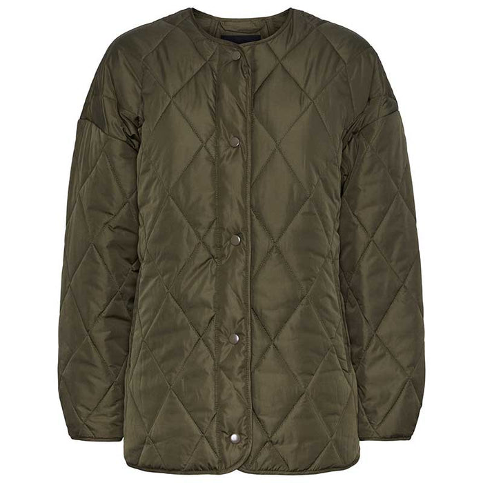 Pieces PCStella Quilted Jacket Noos BC Army