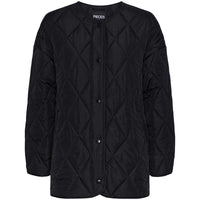Pieces PCStella Quilted Jacket Noos BC Sort