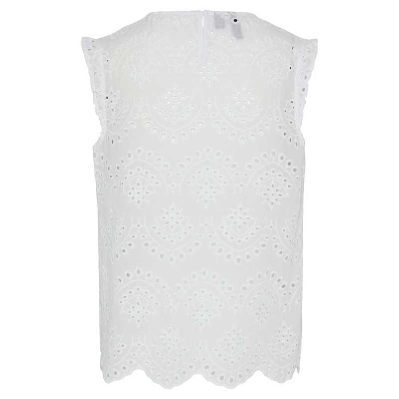 Pieces PCVilde SL Top Wvn Noos Bright White