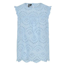 Pieces PCVilde SL Top Wvn Noos Cashmere Blue