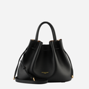 Pourchet Paris 26002 Florin Medium Leather Bag Noir