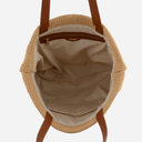 Pourchet Paris 26031 Straw Large Size Shopper Camel