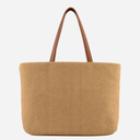 Pourchet Paris 26031 Straw Large Size Shopper Camel