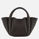 Pourchet Paris 26101 Citrouille Small Leather Bag Marron