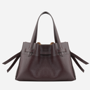 Pourchet Paris 20032 Blossom Medium Bag Bordeaux