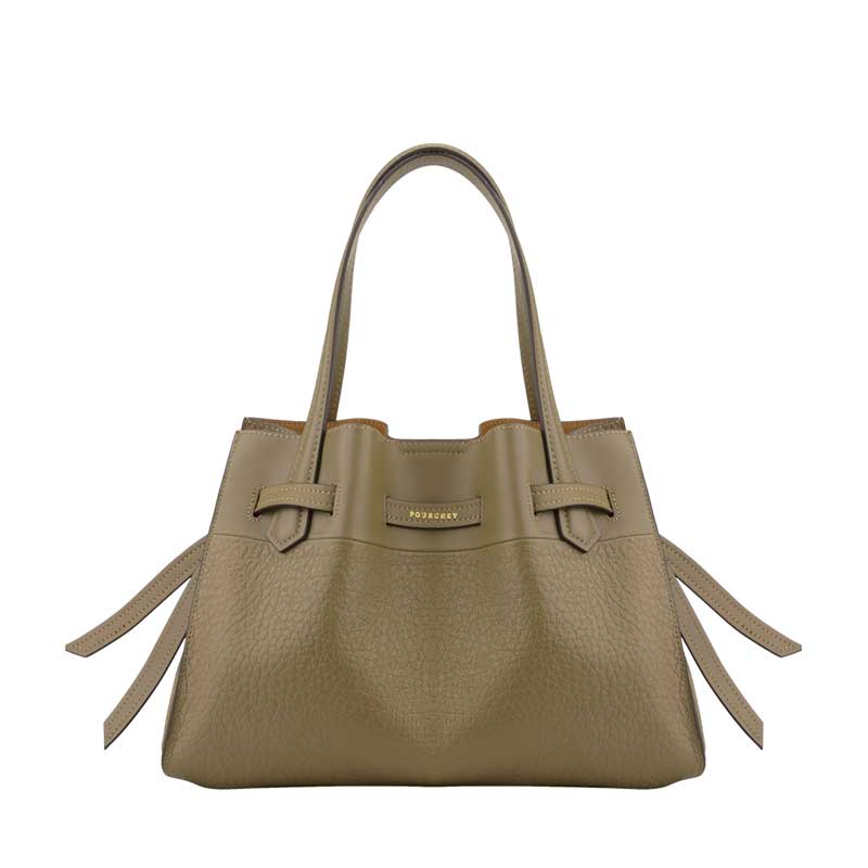 Pourchet Paris 20032 Blossom Medium Bag Mastic