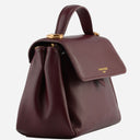 Pourchet Paris 25096 Cowhide Leather Bag Bordeaux