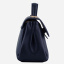 Pourchet Paris 25096 Cowhide Leather Bag Noir