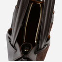 Pourchet Paris 25132 Blossom Large Suede Bag Marron