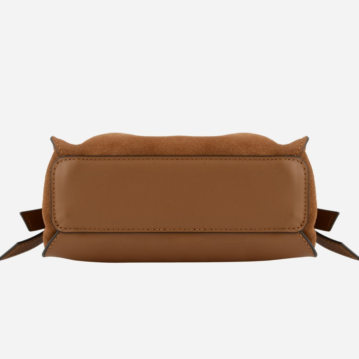Pourchet Paris 25138 Blossom Suede Mini Bag Camel