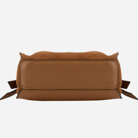 Pourchet Paris 25138 Blossom Suede Mini Bag Camel