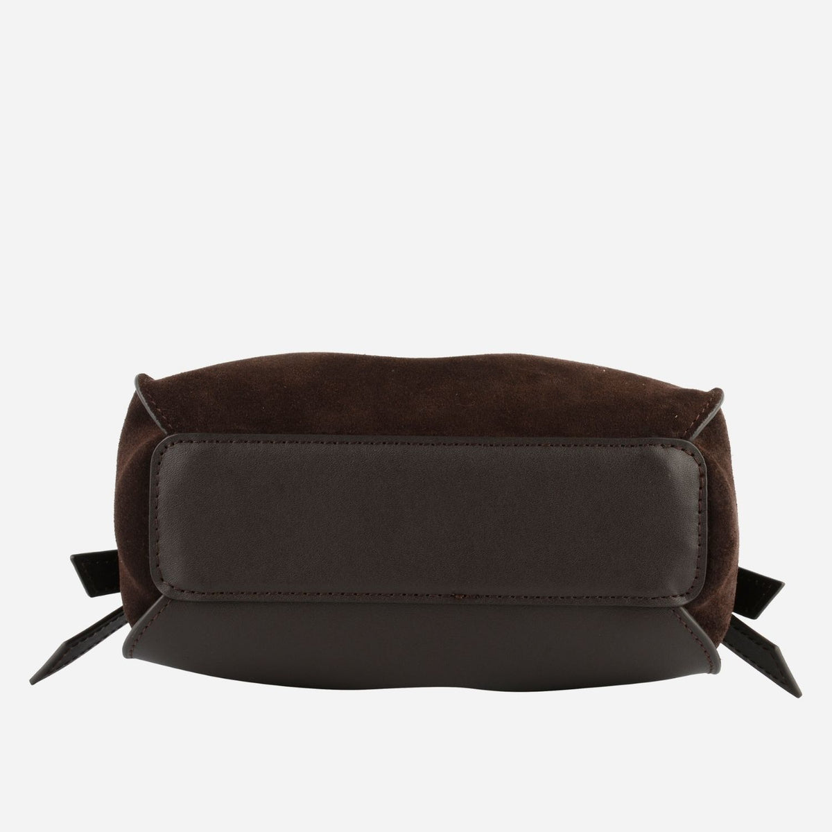 Pourchet Paris 25138 Blossom Suede Mini Bag Marron