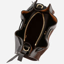 Pourchet Paris 25138 Blossom Suede Mini Bag Marron