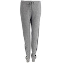 ROSAS L-67 CASHMERE MERINO PANT WITH STRIPES GRÅ