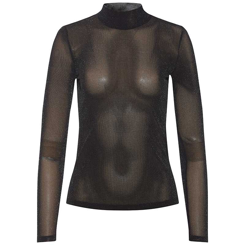 RUE DE FEMME 6837 MESH ROLL NECK SORT