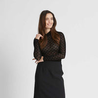 RUE DE FEMME 7096 ROLL NECK BLOUSE SORT-J BY J Fashion