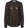 RUE DE FEMME 7168 DOT SHIRT SORT