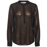 RUE DE FEMME 7168 DOT SHIRT SORT