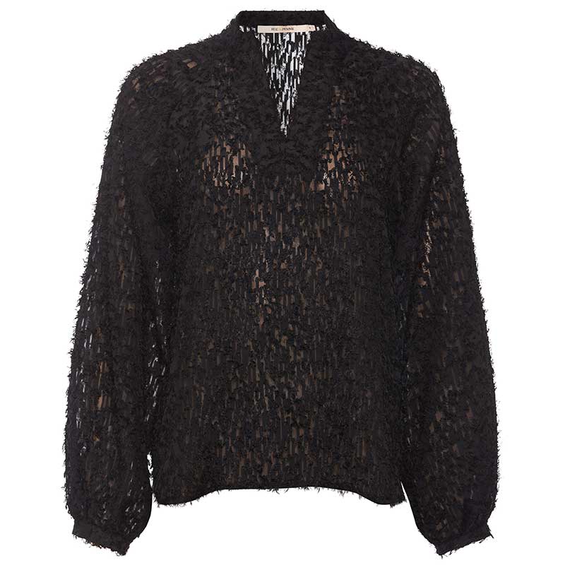 RUE DE FEMME CLOVER BLOUSE SORT