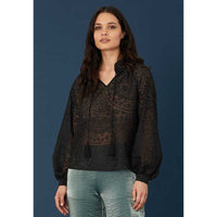 RUE DE FEMME NEW LETITA BLOUSE SORT