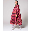 Rainkiss Rain Poncho Ikat Dark Pink - J BY J Fashion