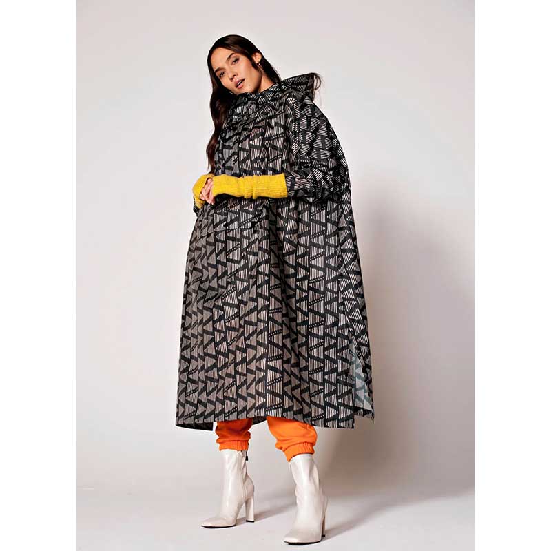 Rainkiss Rain Poncho Moa Light Grey - J BY J Fashion