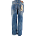 Reign Italia Maura Navajo Cropped Jeans Denim