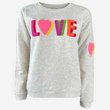 Rosas Is-Multi Double Love SweatShirt Grey Melange / Multi