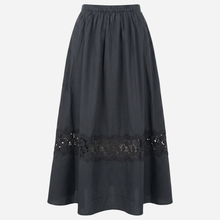 Rosas Poplin Skirt Black