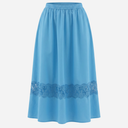 Rosas Poplin Skirt Turkis