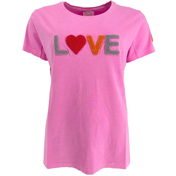 Rosas IS-T-S Love T-shirt S/S Pink - J BY J Fashion