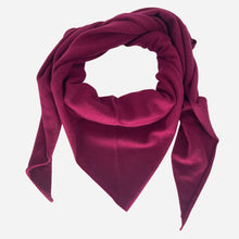 Rosas L-11 Triangle Scarf Cashmere Burgundy