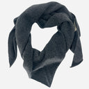 Rosas R-22 Cashmere Small Scarf Dark Grey