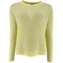 Rosas Spindelvævs Strik Bluse Lemon