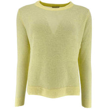 Rosas Spindelvævs Strik Bluse Lemon