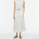 Rouge Edit ROUAmeline HW Ankle Skirt Cloud Dancer