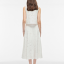 Rouge Edit ROUAmeline HW Ankle Skirt Cloud Dancer