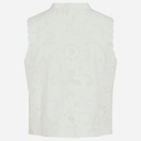 Rouge Edit ROUAmeline S/L China Collar Top Cloud Dancer