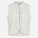 Rouge Edit ROUAmeline S/L China Collar Top Cloud Dancer