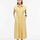 Rouge Edit ROUAsher S/S Midi Dress Silver Fern